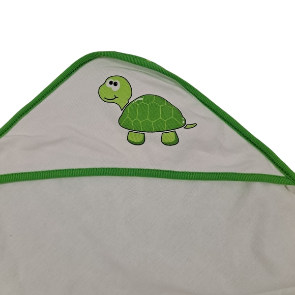 Levert Turtle Hooded Blanket & Hat Set Green NWT Infant 0-6 Months NWT - Picture 6 of 8